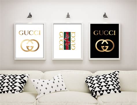 gucci wall decor